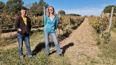 Viviana e Michela in vigna