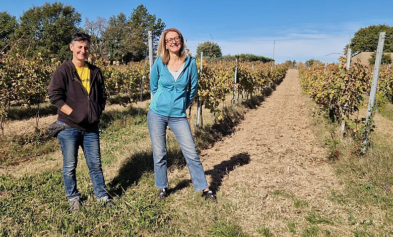 Viviana e Michela in vigna