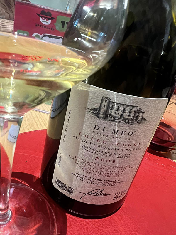 Fiano di Avellino Colle dei Cerri 2008 Di Meo