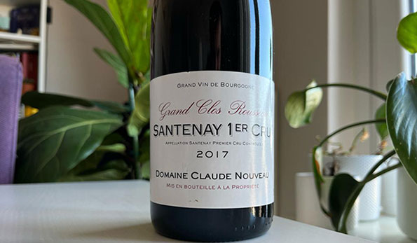 Santenay 1er Cru Grand Clos Rousseau 2017 Claude Nouveau