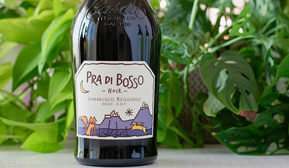Lambrusco Reggiano Dolce Pra di Bosso Noir Casali Viticultori