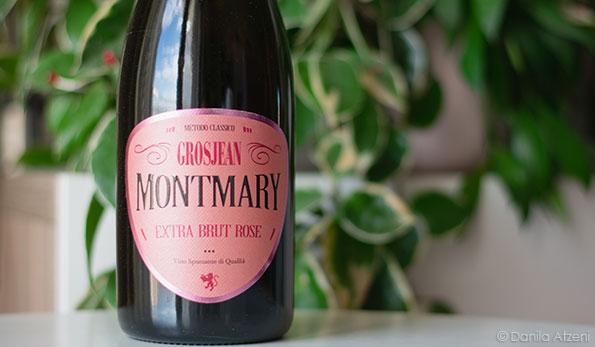 Spumante Metodo Classico Extra Brut Rosé Montmary Grosjean