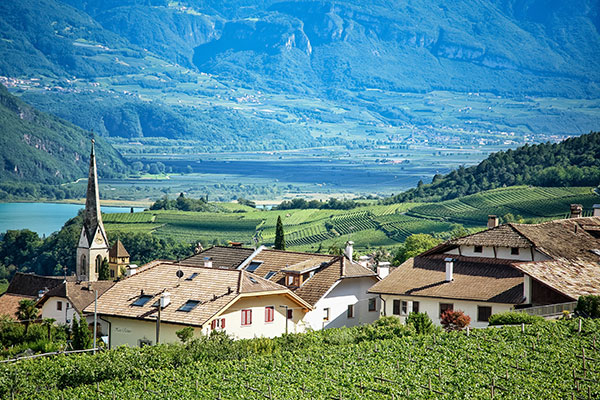 Vigneti Peak Nat nella zona di St. Nikolaus