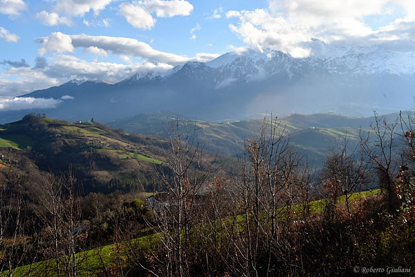 Panorama nelle Colline Teramane