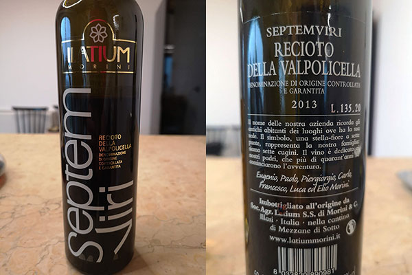 Recioto della Valpolicella DOCG Septemviri 2013 Ilatium
