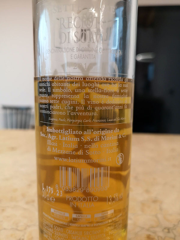 Recioto di Soave DOCG Sette Dame 2018 Ilatium
