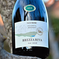 Trentodoc Brezza Riva Riserva Pas Dosé Biologico 2019 Cantina di Riva