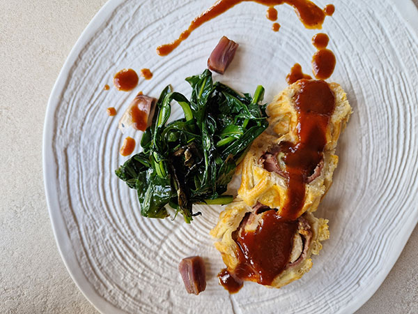 Polletto ruspante in stile Wellington