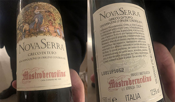 Greco di Tufo Nova Serra 2000 Magnum Mastroberardino