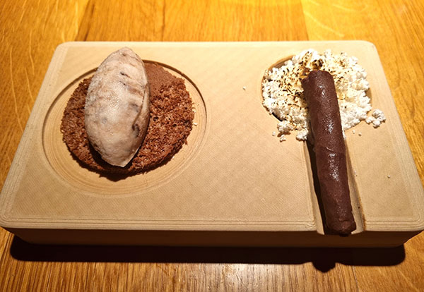 mousse di melanzane al cioccolato