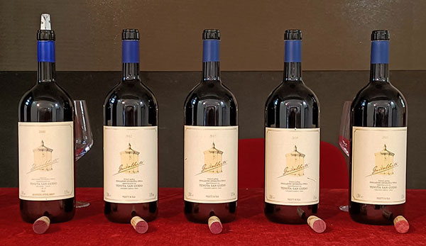 Verticale Guidalberto Tenuta San Guido