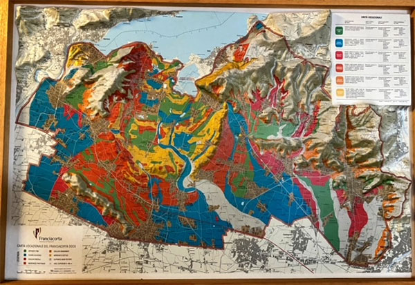 Cartina Franciacorta