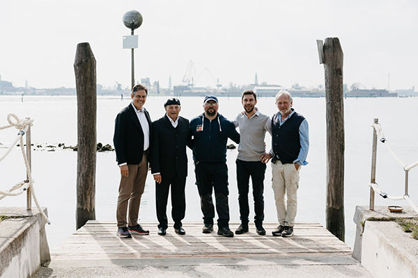 Da destra: Marco, Francesco, Carlo, Antonio e Roberto