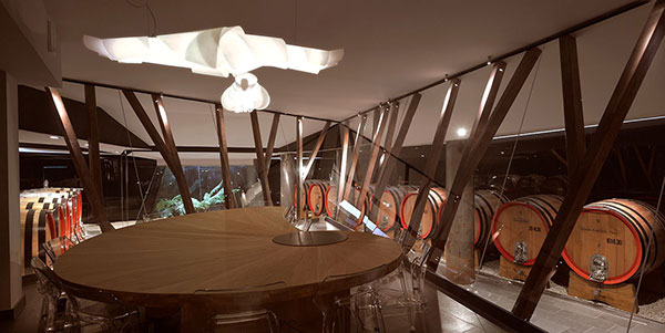 Tenute Muròla, la sala di degustazione