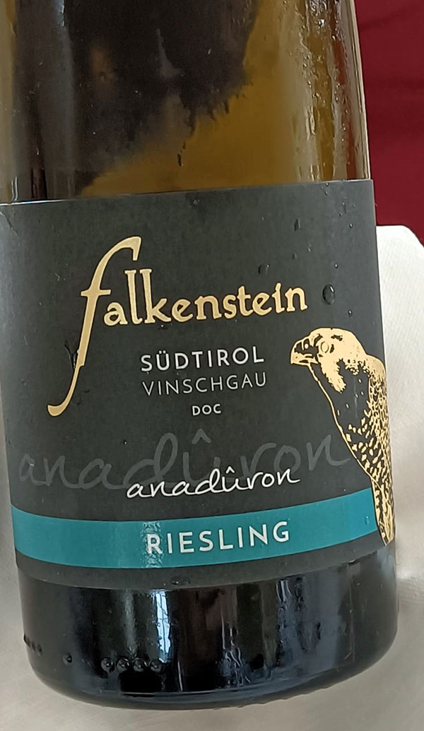 A. A. Val Venosta Doc Riesling Anadûron 2019