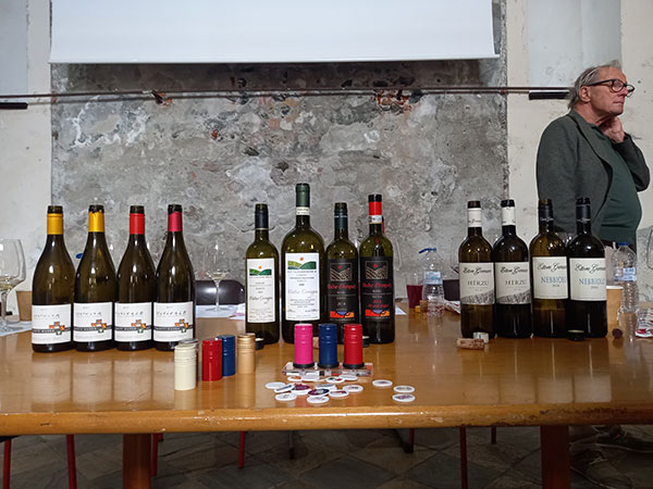 I vini della masterclass de Gli Svitati e Walter Massa