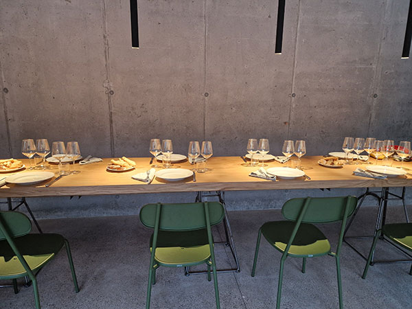 La nuova sala degustazione