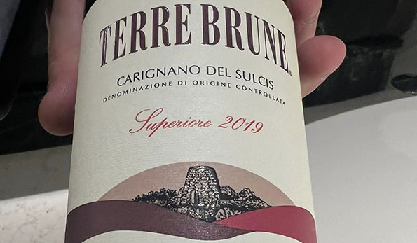 Carignano del Sulcis Terre Brune 2019 Cantine Santadi
