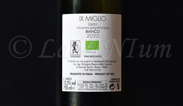 IX Miglio Bianco 2022 Riserva della Cascina