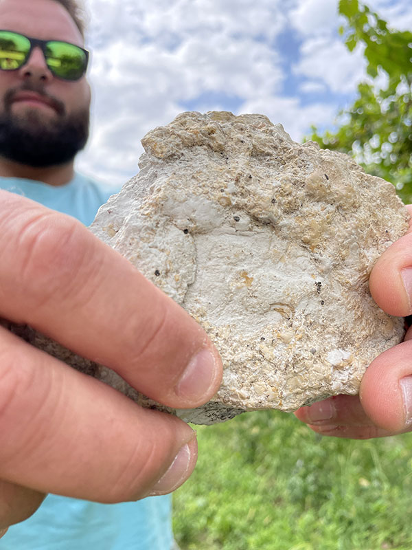 Mattia Zordan e l'argilla