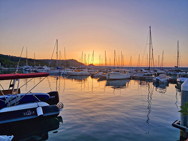 Tramonto dal Pepe Rosa