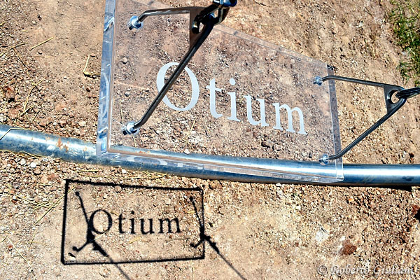 L'altalena denominata "Otium", a indicare un momento di relax in questa oasi di pace