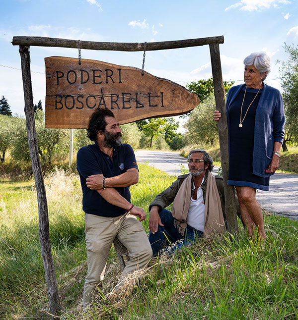 Paola con i figli Nicolò e Luca