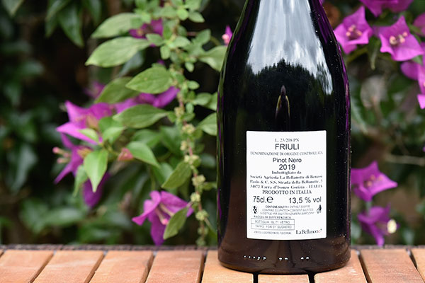 Friuli Pinot Nero Spartaco 2019 La Bellanotte