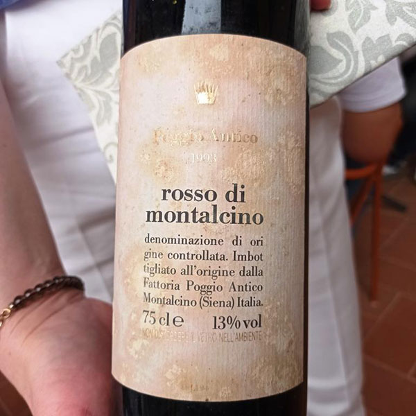 Rosso di Montalcino 1993 Poggio Antico