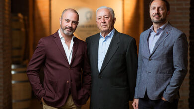 Da sx: Alberto, Teresio e Alessandro Schiavi