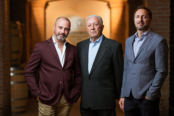 Da sx: Alberto, Teresio e Alessandro Schiavi