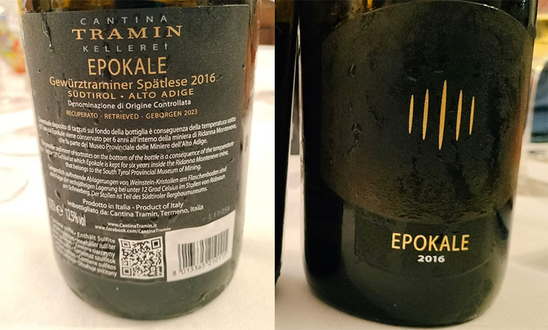 Alto Adige Gewürztraminer Spätlese Epokale 2016 Cantina Tramin