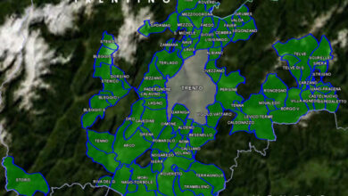 Mappa vino doc Trento