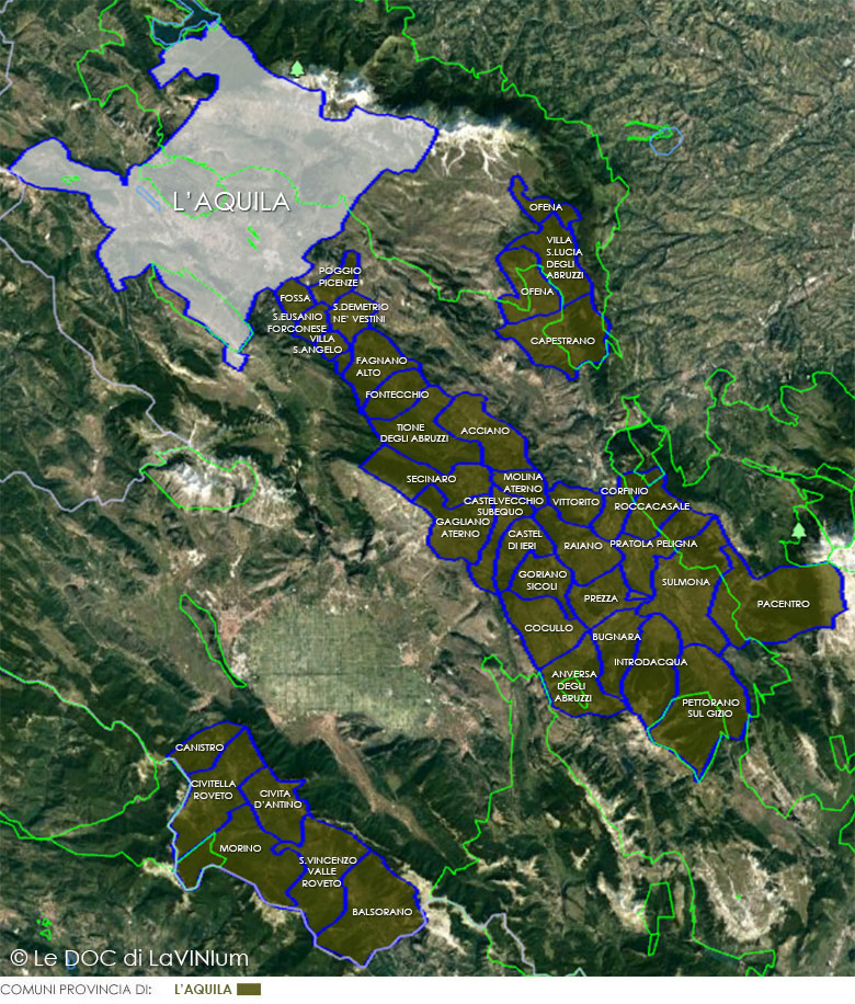 Le DOC dell'Abruzzo: Abruzzo Sottozona Terre Aquilane o Terre de L'Aquila