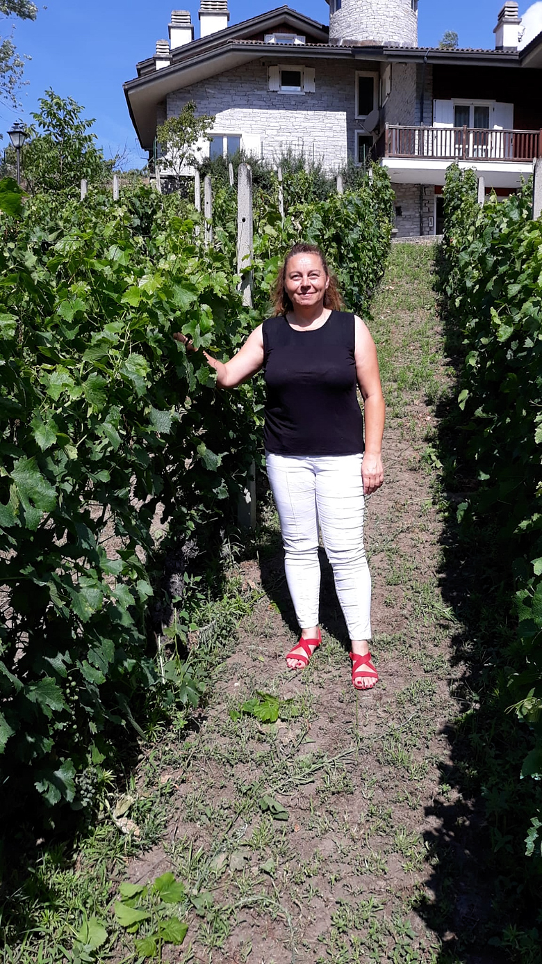 Anna De Santis in vigna