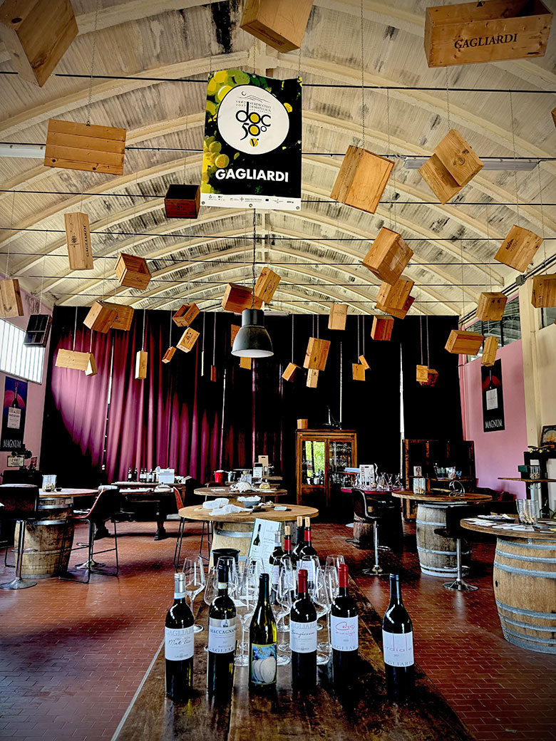 Sala degustazione Gagliardi