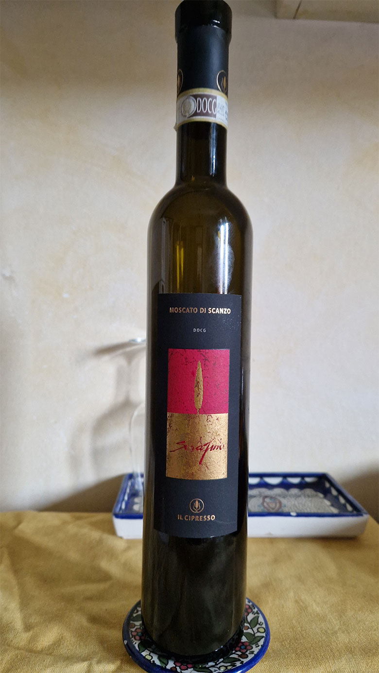 Moscato di Scanzo Serafino DOCG 2018 Il Cipresso