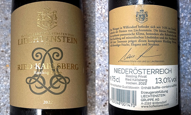 Ried Karlsberg Riesling Privat 2022