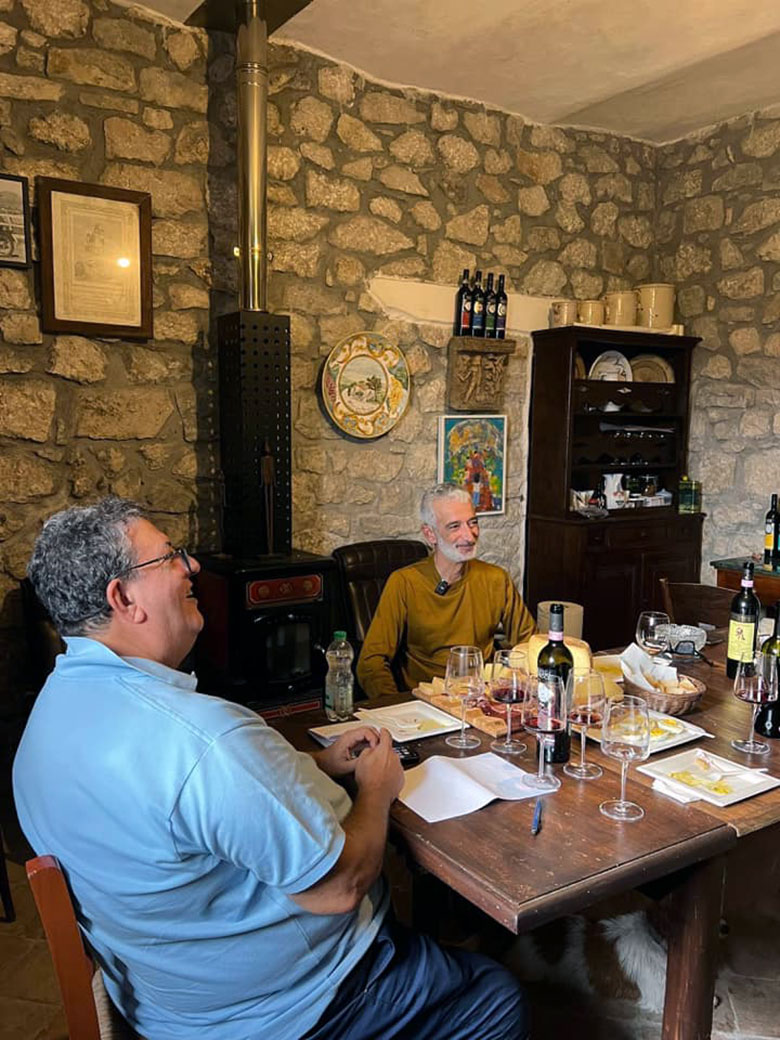 Luigi Tecce con Luciano Pignataro