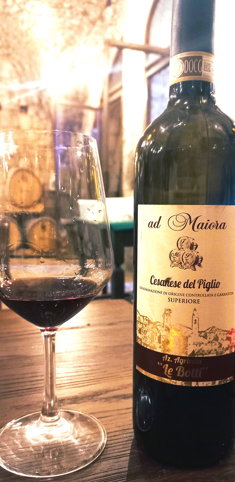 Ad Maiora, azienda agricola Le Botti, Cesanese del Piglio Superiore, 2016