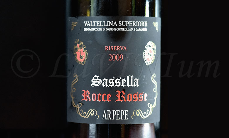 Valtellina Superiore Sassella Rocce Rosse Riserva 2009 Arpepe