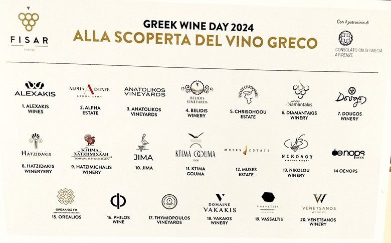 Locandina Greek Wine Day 2024