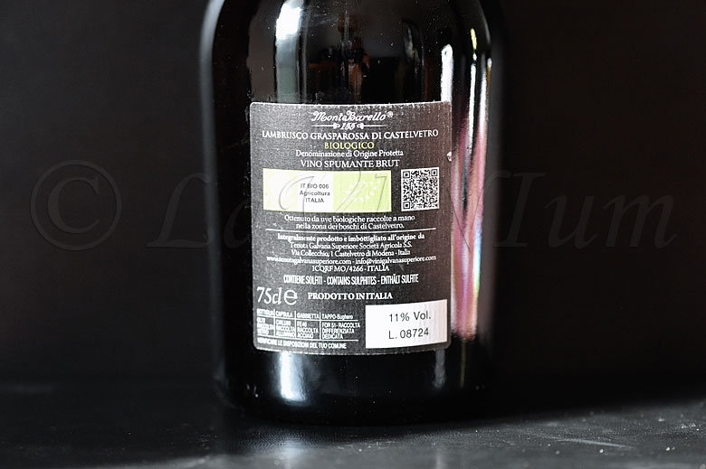 Lambrusco Grasparossa di Castelvetro Cà Imperatore Tenuta Galvana Superiore