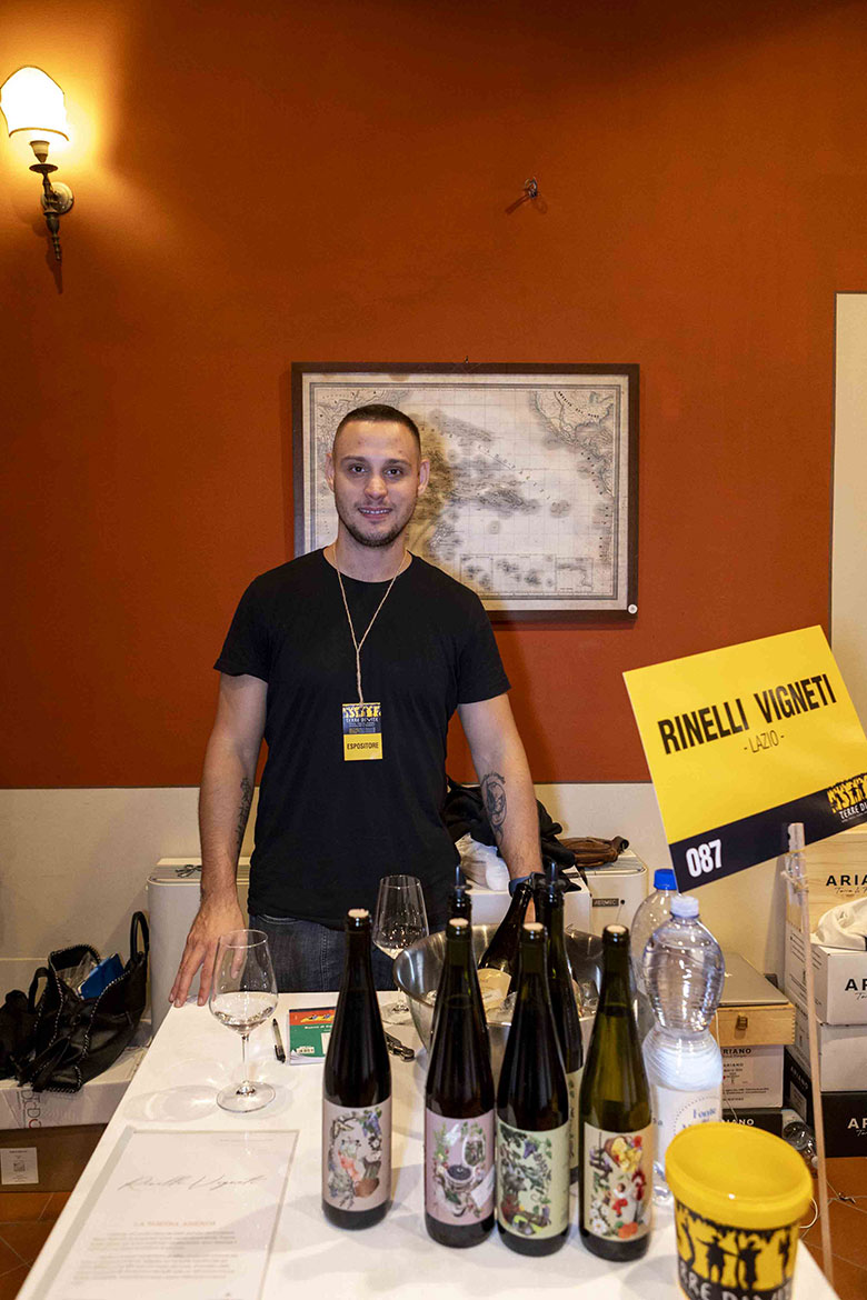 Stefano Pettinelli a Terre di Vite. Foto di Giovanna Bortoli