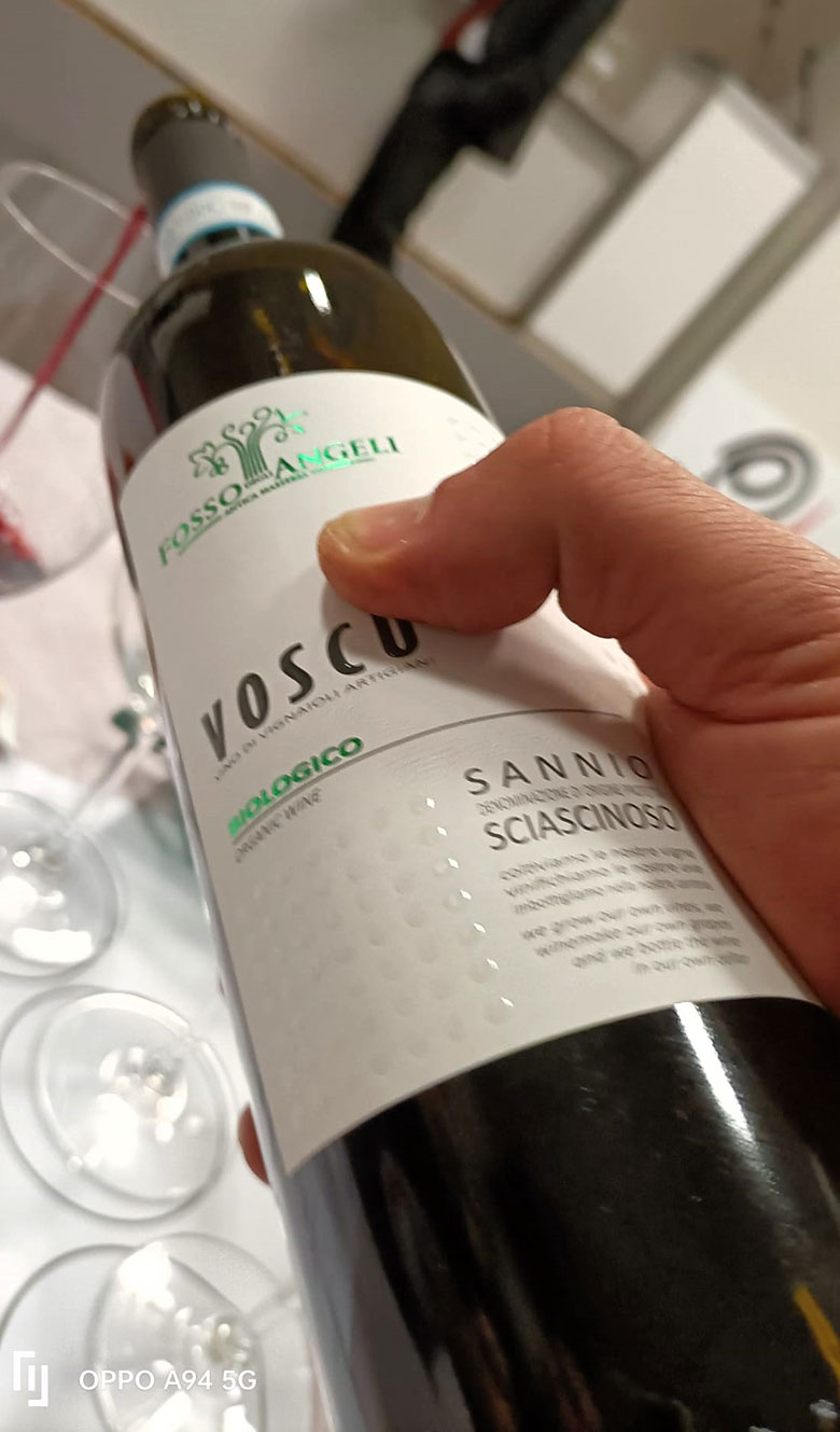 Sannio DOP Sciascinoso “Voscu” 2021 Fosso degli Angeli