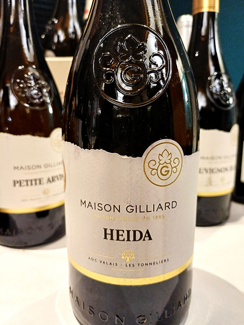 AOC Valais Heida Les Tonneliers 2022 Maison Gilliard