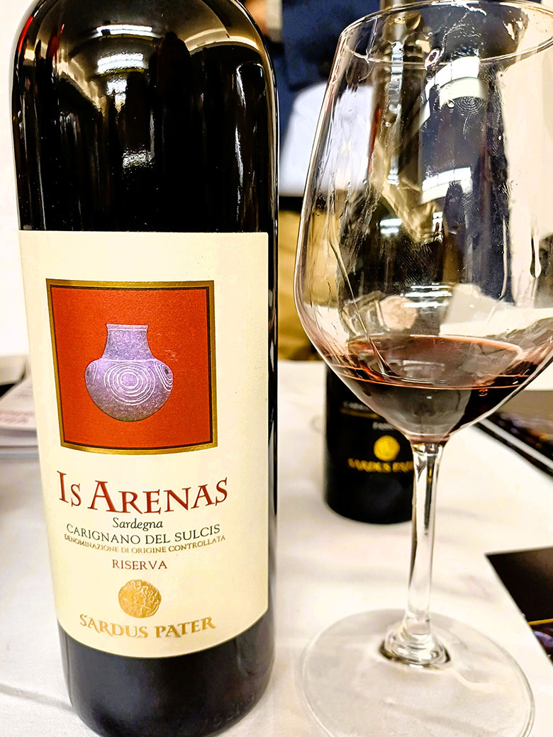 Carignano del Suclis Is Arenas Riserva 2021 Sardus Pater