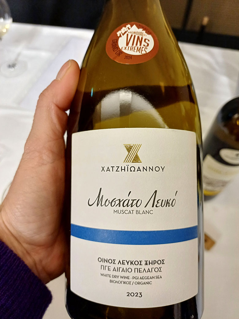 PGI Aegean Sea Hatziioannou Muscat Blanc 2023
