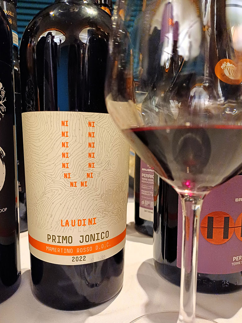 Mamertino Rosso Doc Primo Jonico 2022 Laudini