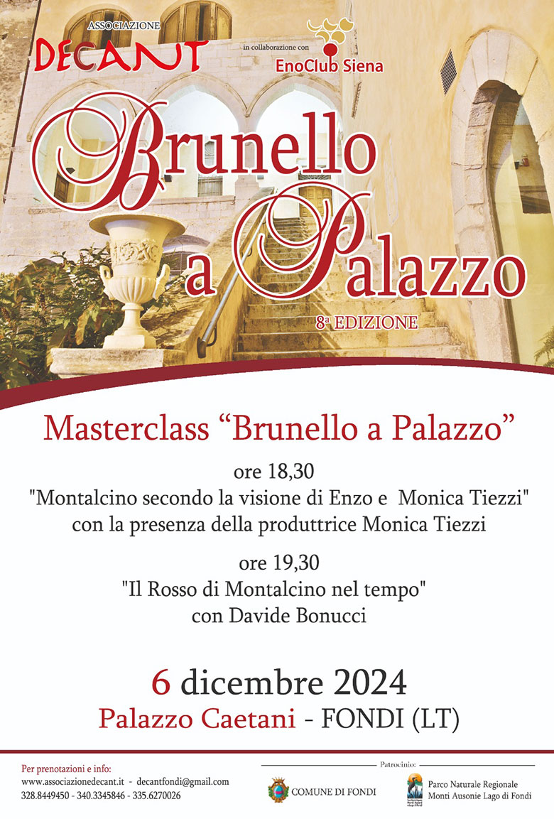 Brunello a Palazzo 2024 Masterclass